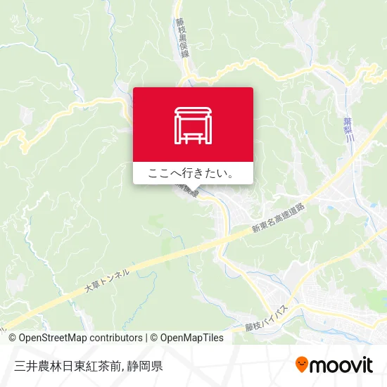 三井農林日東紅茶前地図