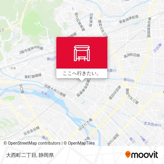 大西町二丁目地図