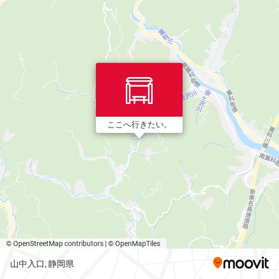 山中入口地図