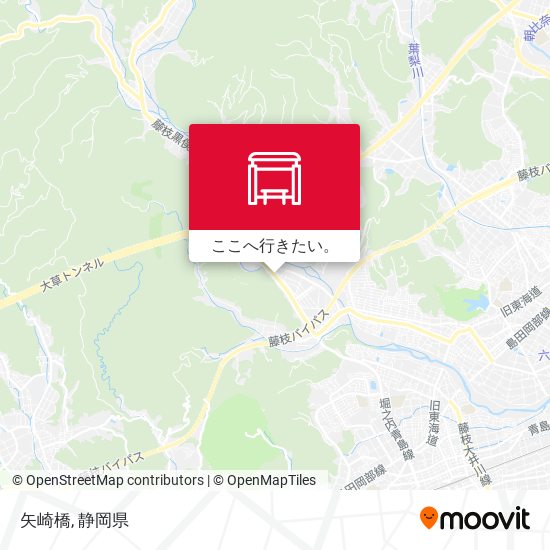 矢崎橋地図