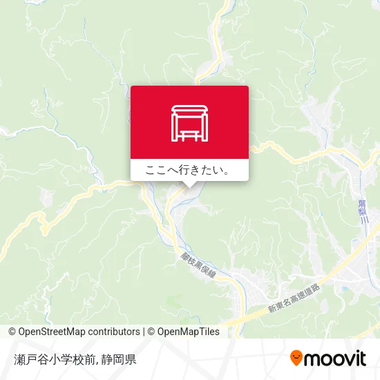 瀬戸谷小学校前地図