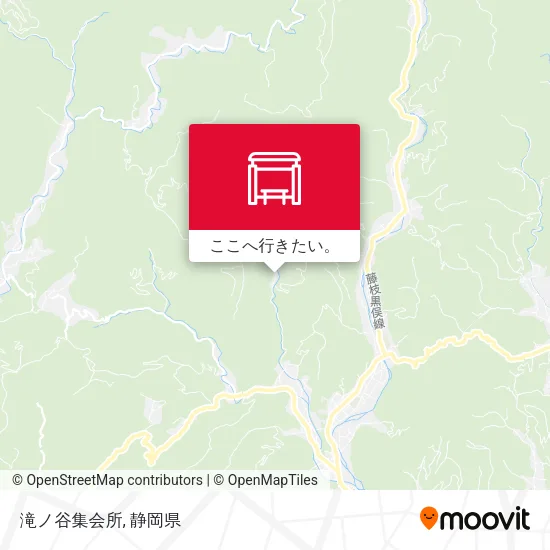 滝ノ谷集会所地図