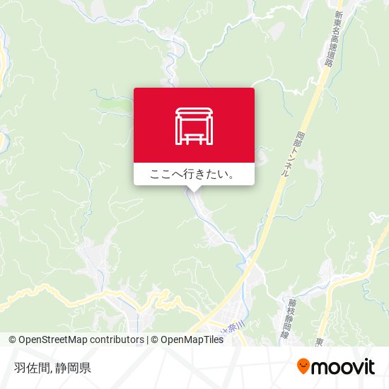 羽佐間地図