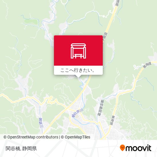 関谷橋地図