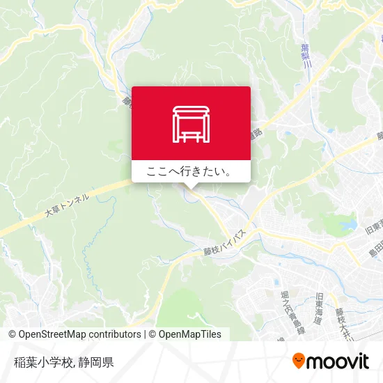 稲葉小学校地図