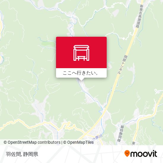羽佐間地図