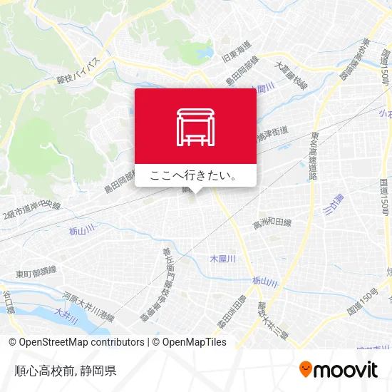 順心高校前地図