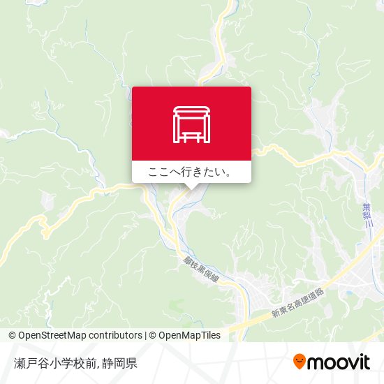 瀬戸谷小学校前地図