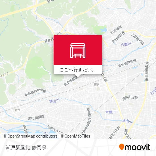 瀬戸新屋北地図