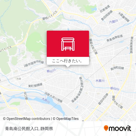 青島南公民館入口地図