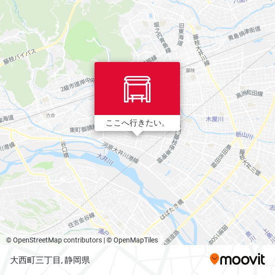 大西町三丁目地図
