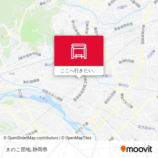 きのこ団地地図