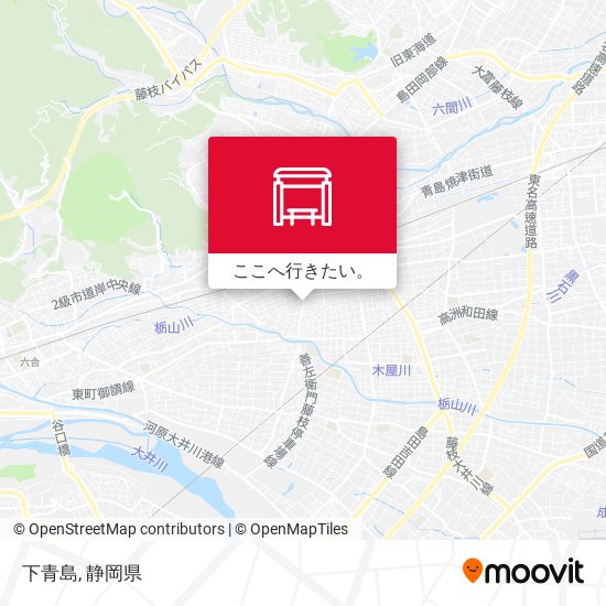 下青島地図
