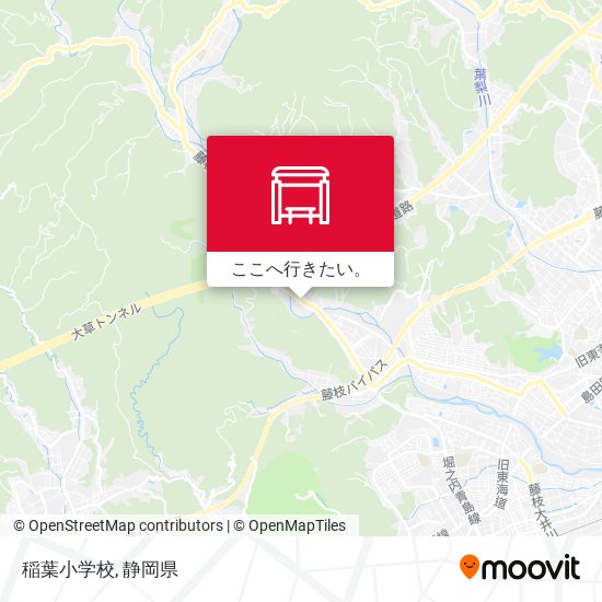 稲葉小学校地図