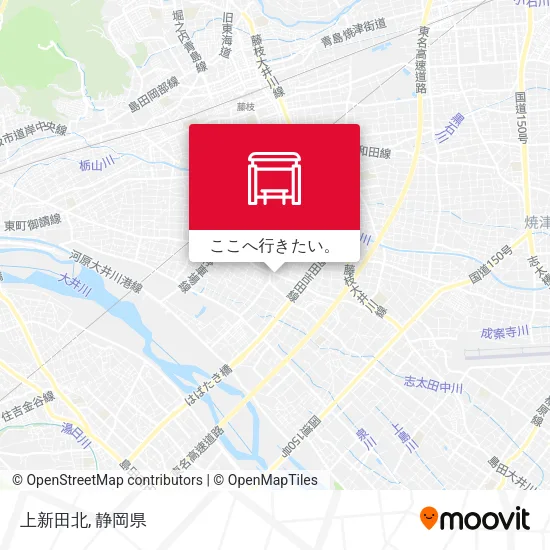 上新田北地図