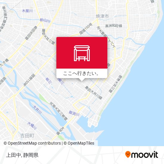 上田中地図