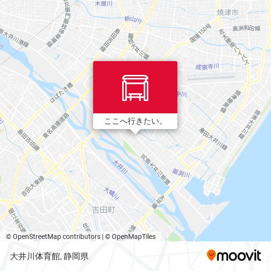 大井川体育館地図