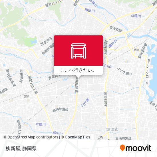 柳新屋地図