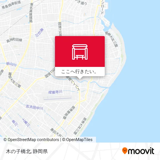 木の子橋北地図