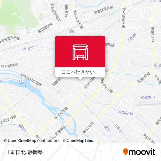 上新田北地図