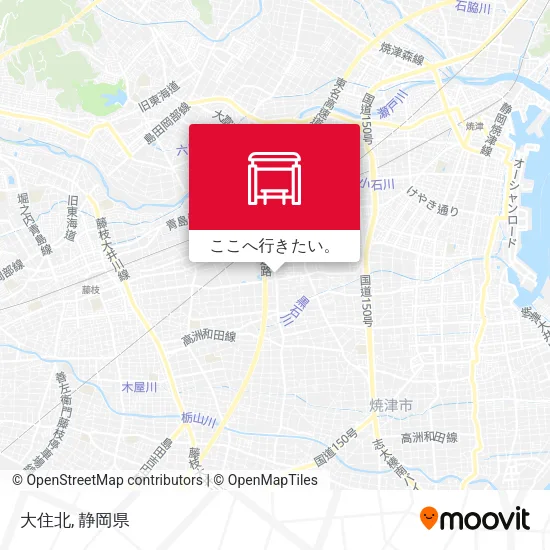 大住北地図