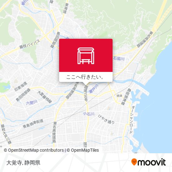 大覚寺地図