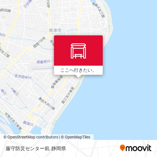 藤守防災センター前地図
