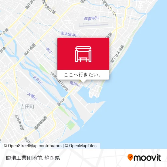 臨港工業団地前地図