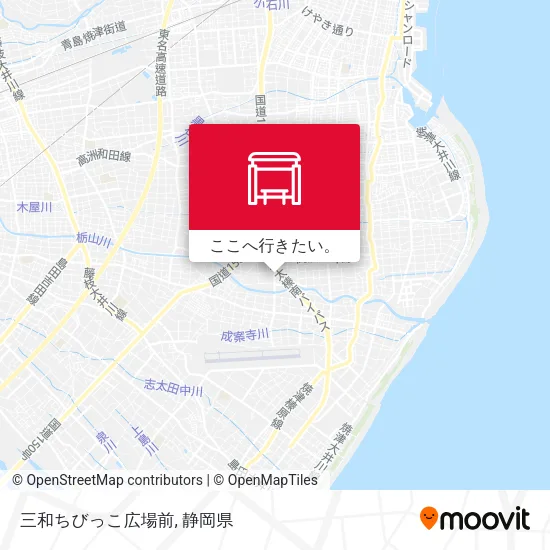 三和ちびっこ広場前地図