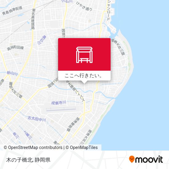 木の子橋北地図