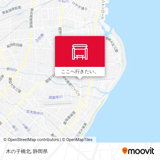 木の子橋北地図