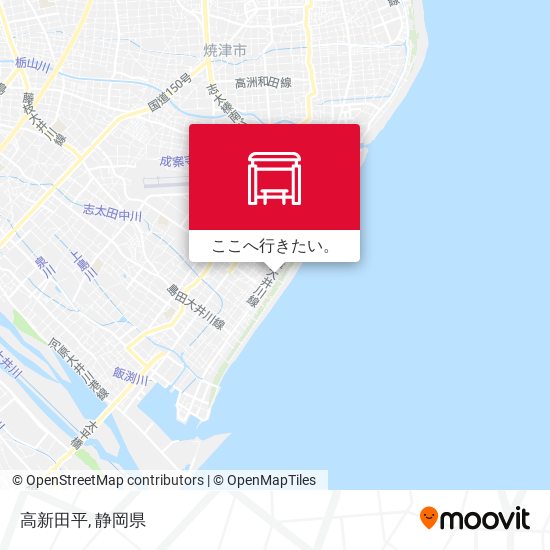 高新田平地図