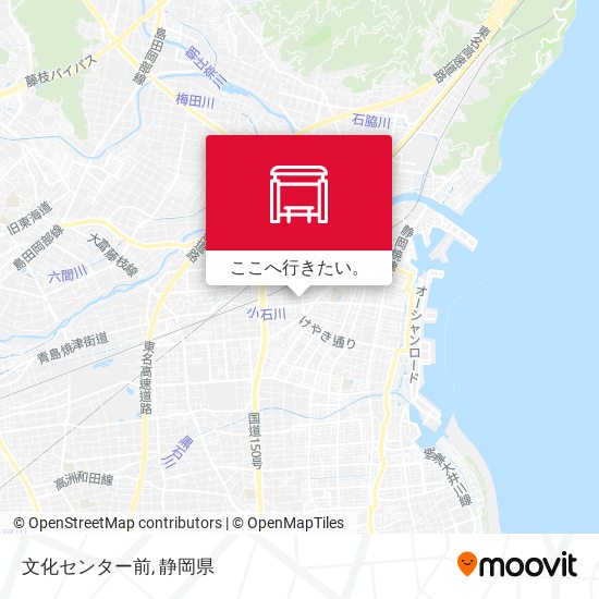 文化センター前地図