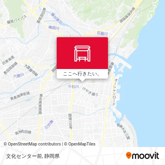文化センター前地図
