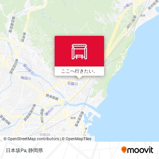 日本坂Pa地図