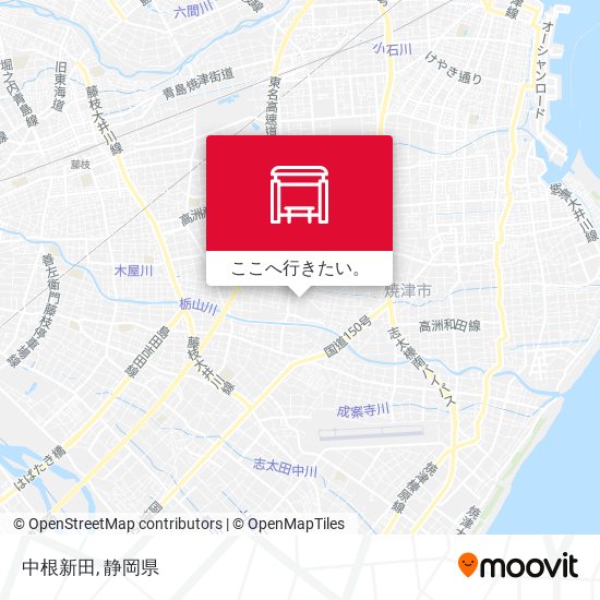 中根新田地図