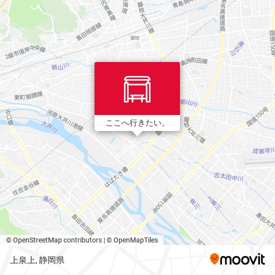 上泉上地図