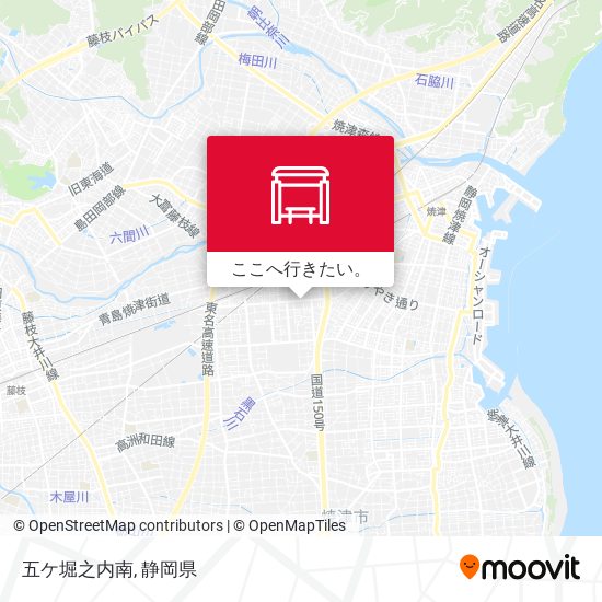 五ケ堀之内南地図