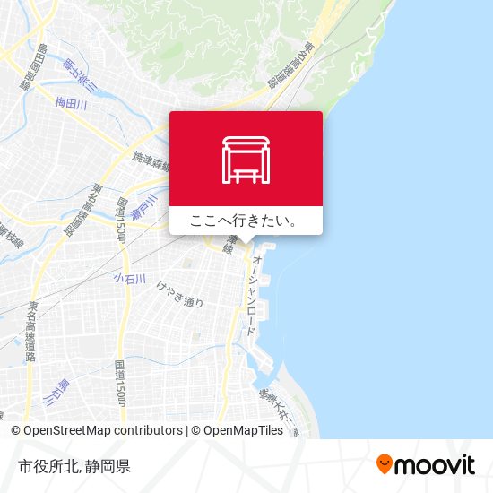 市役所北地図