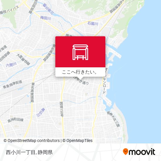 西小川一丁目地図