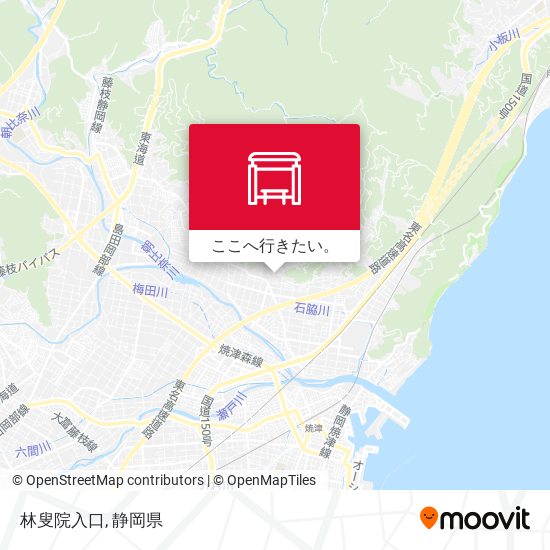 林叟院入口地図