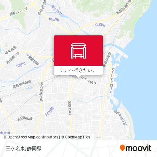三ケ名東地図