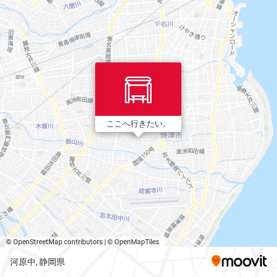河原中地図