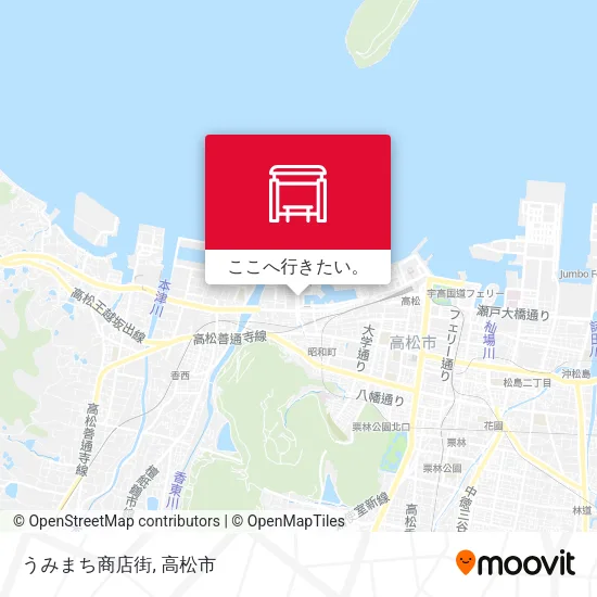うみまち商店街地図