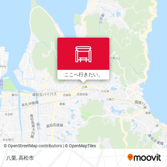 八栗地図