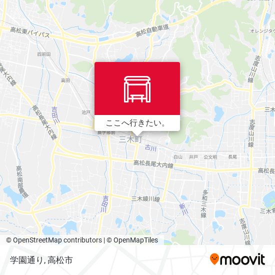 学園通り地図