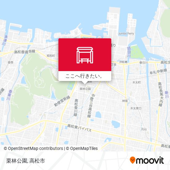 栗林公園地図