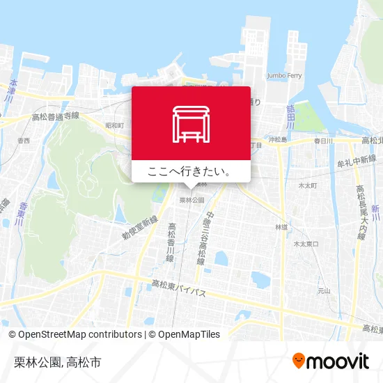 栗林公園地図