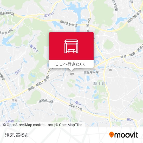 滝宮地図