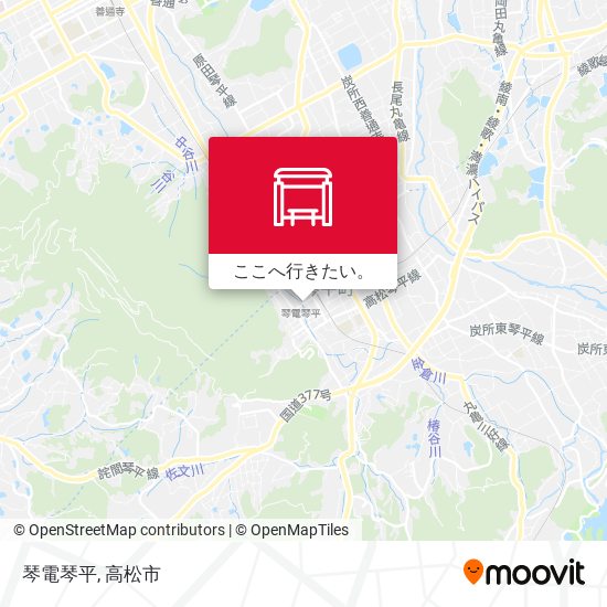 琴電琴平地図